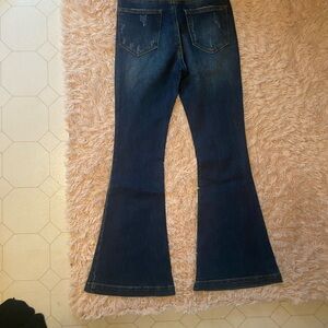 Women's Blue Flared Jeans